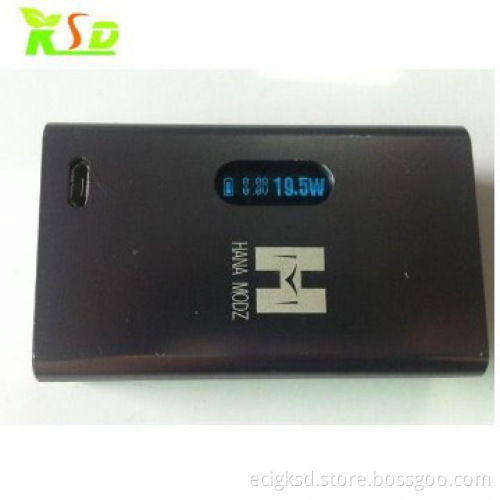 Modern design DNA20 mod takes 18650 battery e cigarette